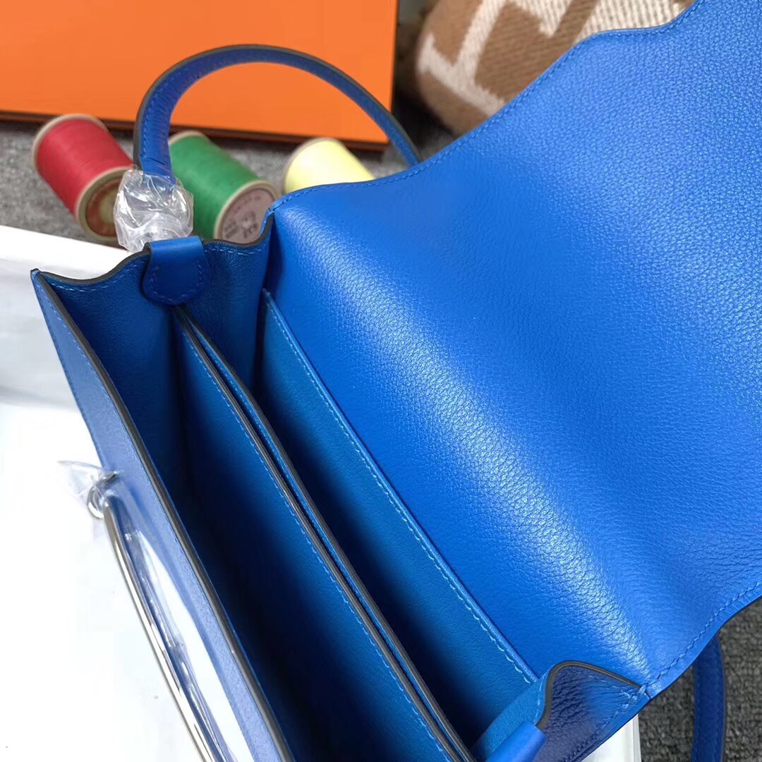 에르메스 룰리스18 블루 잔지바르 은장 에버컬러